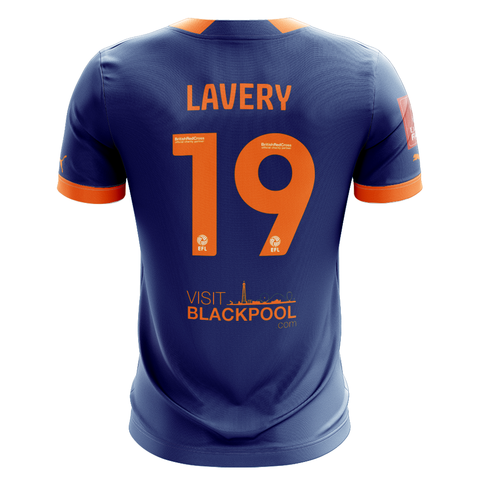 Shayne Lavery Blackpool jersey
