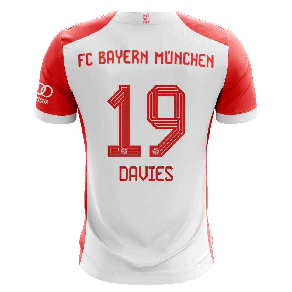 FC Bayern München-Trikot von Alphonso Davies