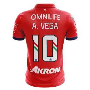 Alexis Vega Chivas Guadalajara jersey