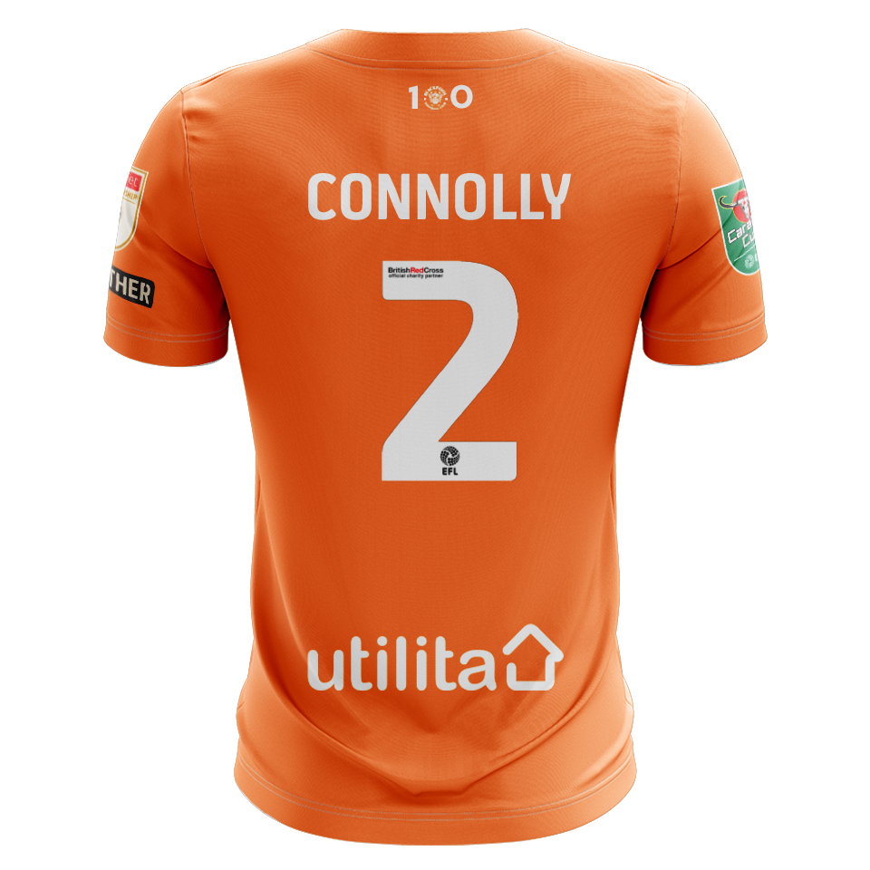 Callum Connolly Blackpool shirt