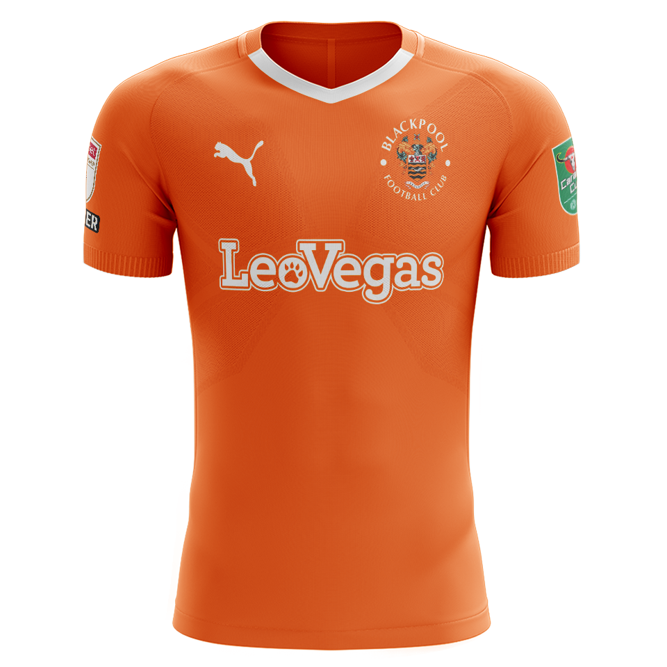 Callum Connolly Blackpool shirt