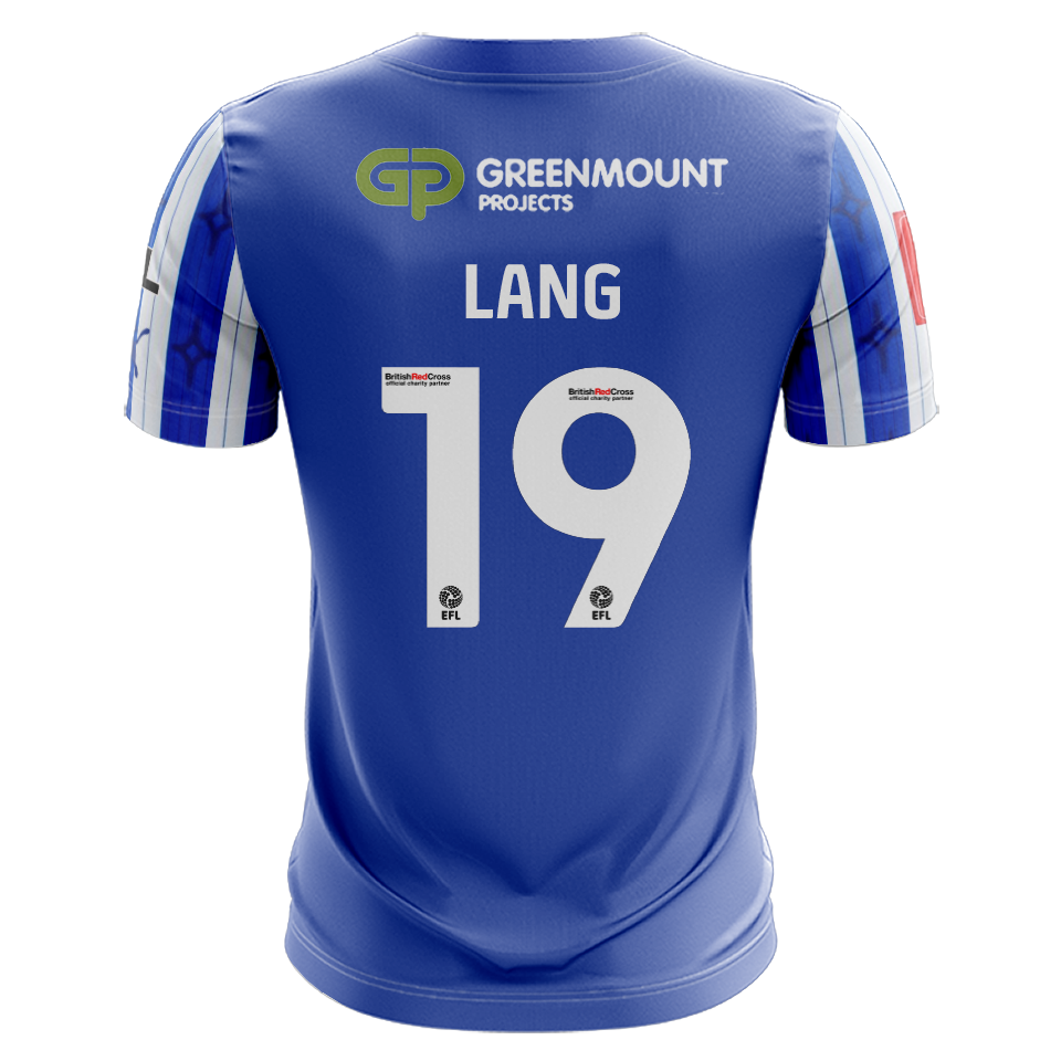 Callum Lang Wigan Athletic camisa.
