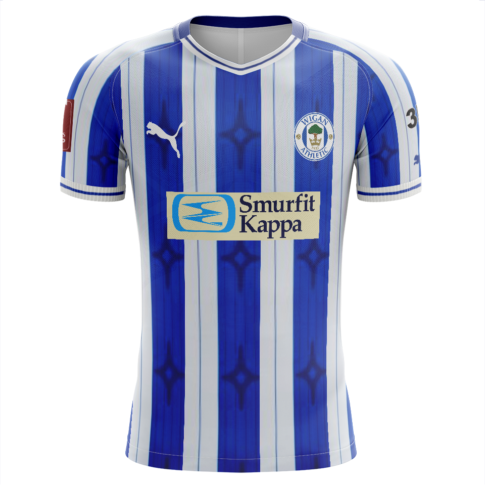 Callum Lang Wigan Athletic shirt