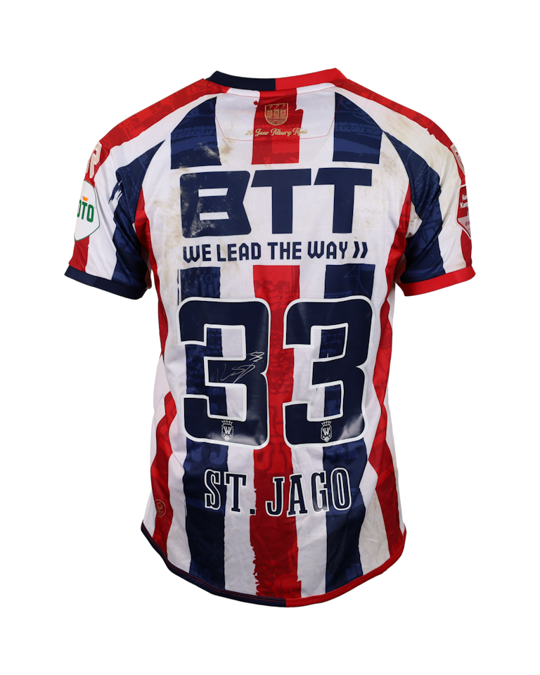 Tommy St. Jago Willem II jersey