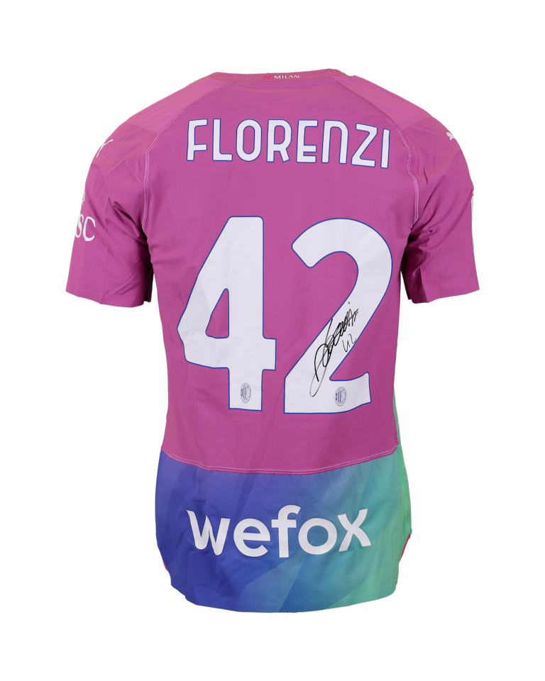 Alessandro Florenzi AC Milan camisa.