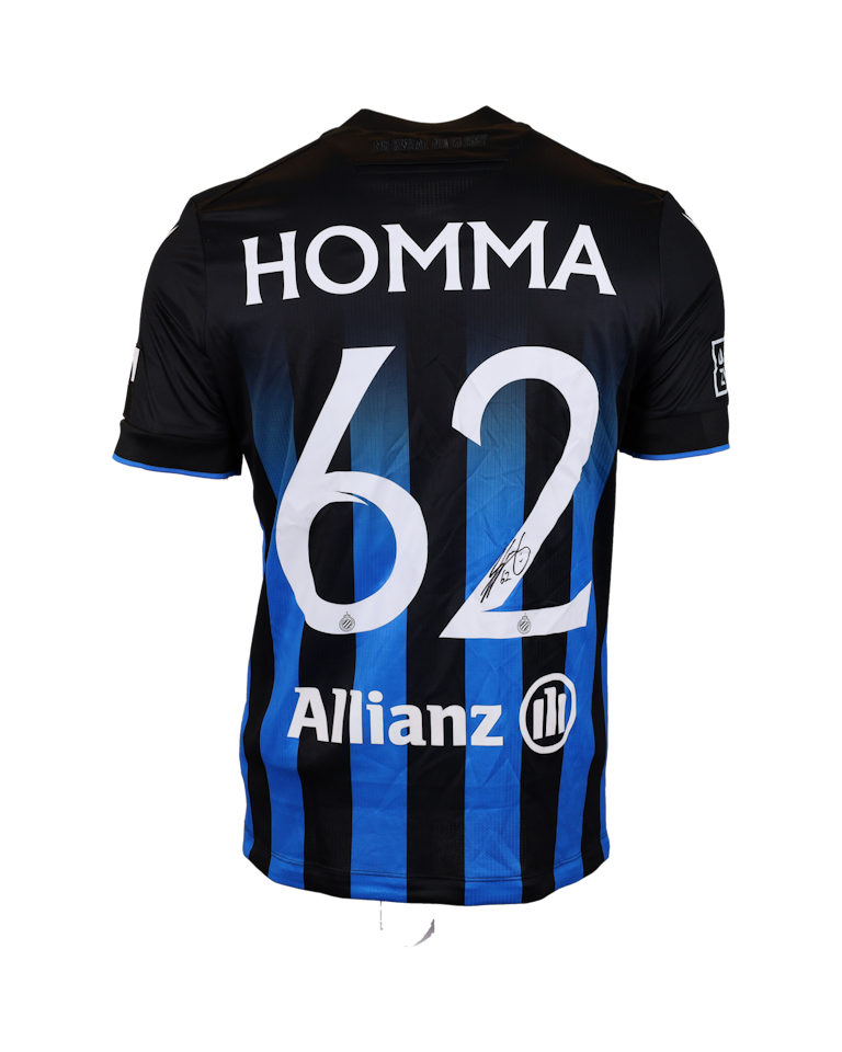 Shion Homma Club Brugge shirt