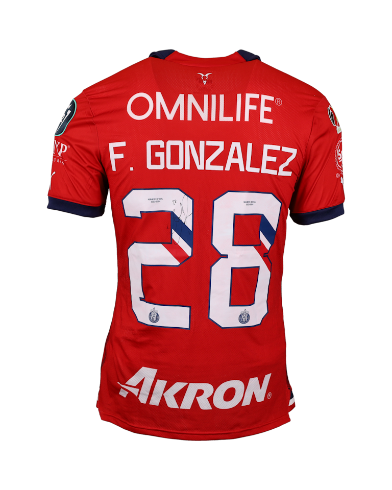 Fernando Rubén González Pineda Chivas Guadalajara shirt
