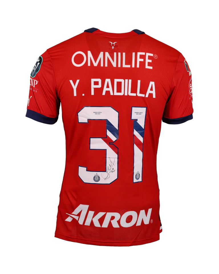Jonathan Yael Padilla Sandoval Chivas Guadalajara jersey