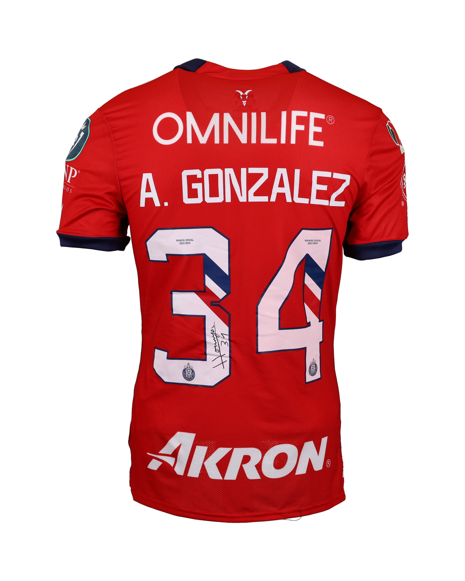 Armando González Chivas Guadalajara shirt