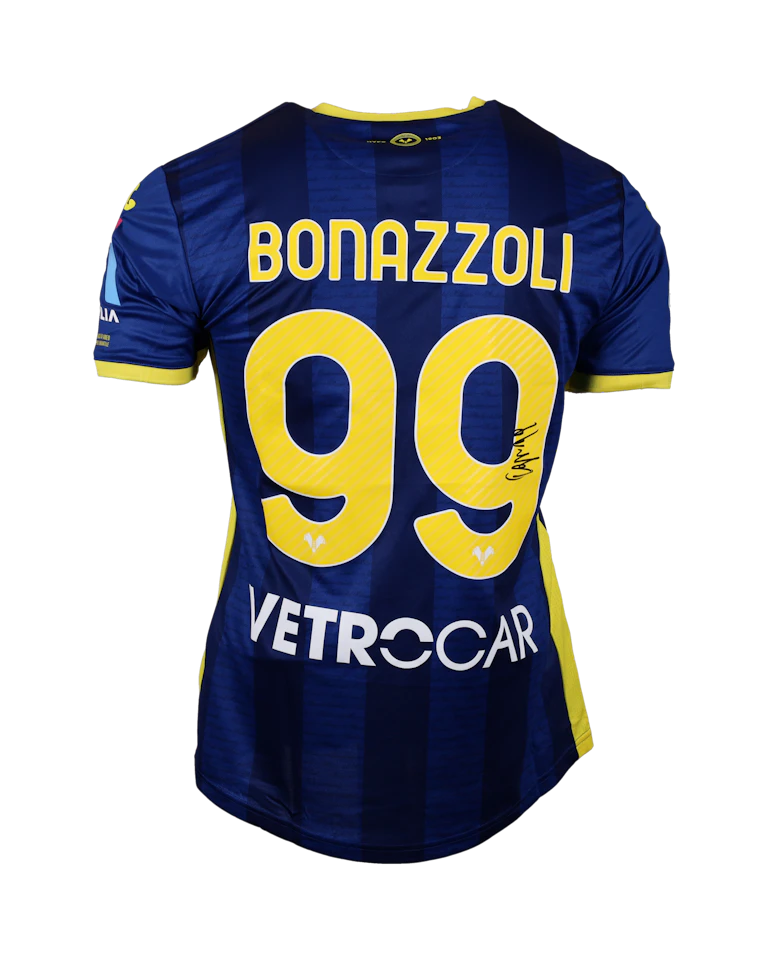 Federico Bonazzoli | Hellas Verona - Juventus | MatchWornShirt