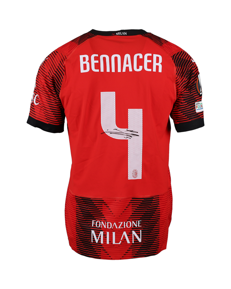 Ismaël Bennacer AC Milan camisa.