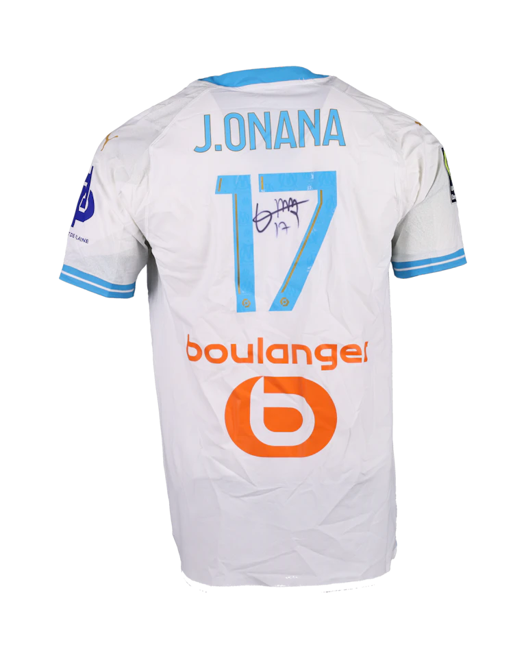 来自Olympique de Marseille的Jean Emile Junior Onana球衣