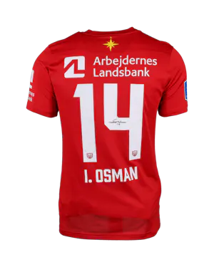 来自FC Nordsjælland的Ibrahim Osman球衣