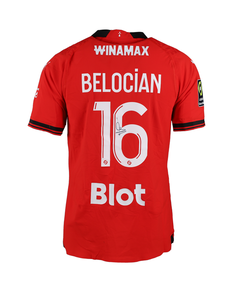 Jeanuël Belocian Stade Rennais F.C. shirt