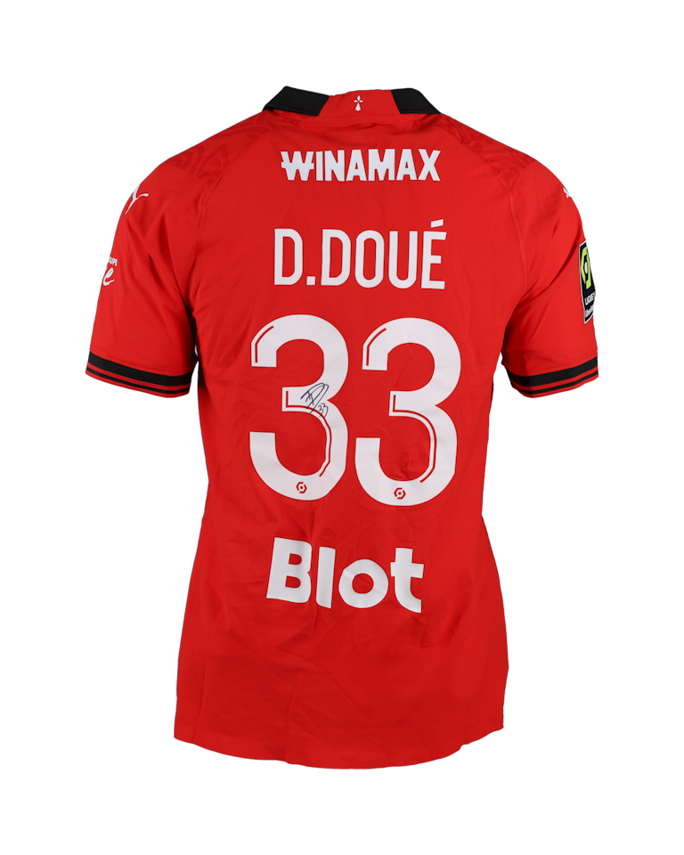 Désiré Doué Stade Rennais F.C. shirt