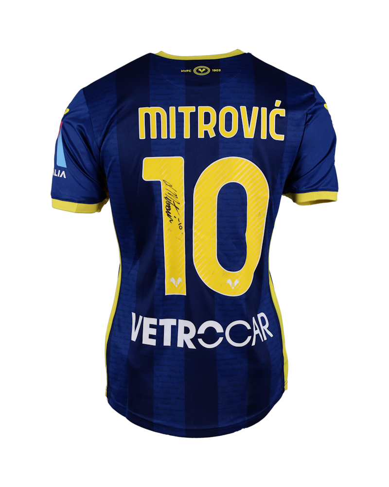 Stefan Mitrović | Hellas Verona - Udinese | MatchWornShirt