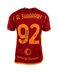 EL SHAARAWY 実使用サイン入りシャツ 92 ASローマ EL SHAARAWY 実使用サイン入りシャツ 92 ASローマ EL SHAARAWY