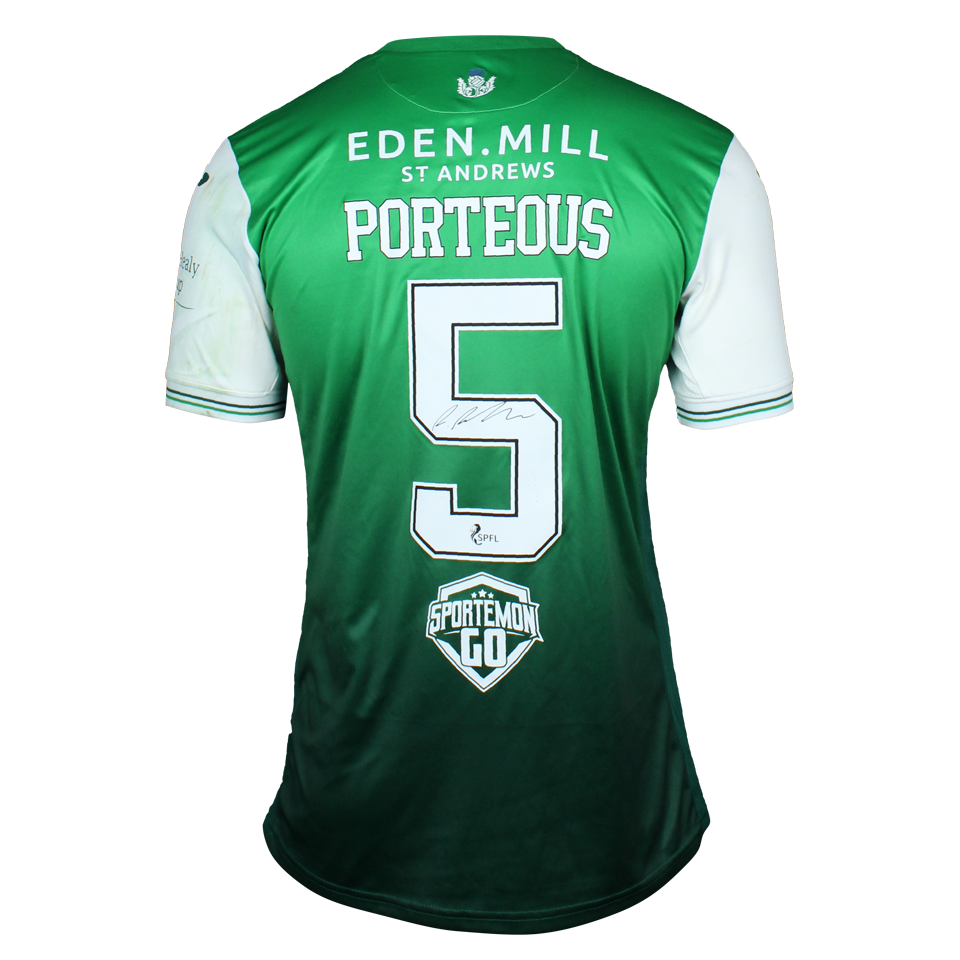 Ryan Porteous Hibernian shirt