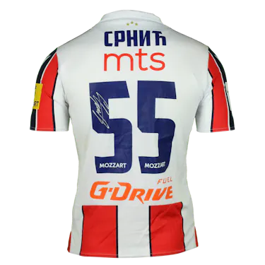 FK Crvena zvezda-Trikot von Slavoljub Srnić