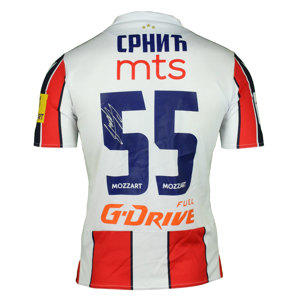 FK Crvena zvezda-Trikot von Slavoljub Srnić