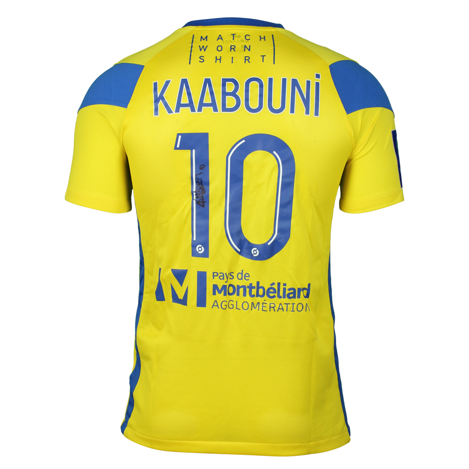 Younès Kaabouni FC Sochaux-Montbéliard jersey