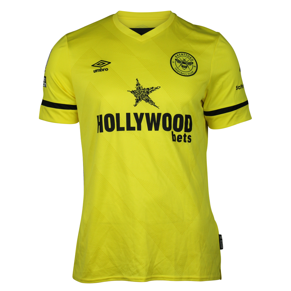 Saman Ghoddos Brentford camisa.