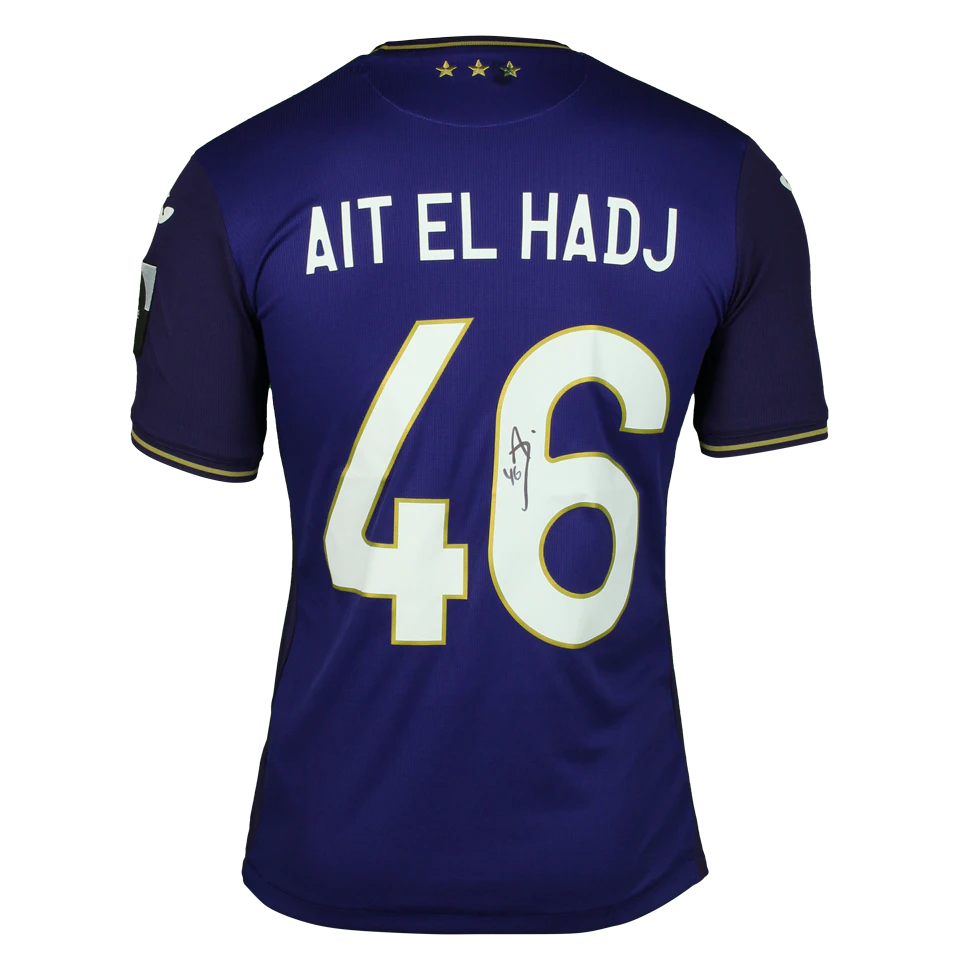 来自RSC Anderlecht的Anouar Ait El Hadj 球衣