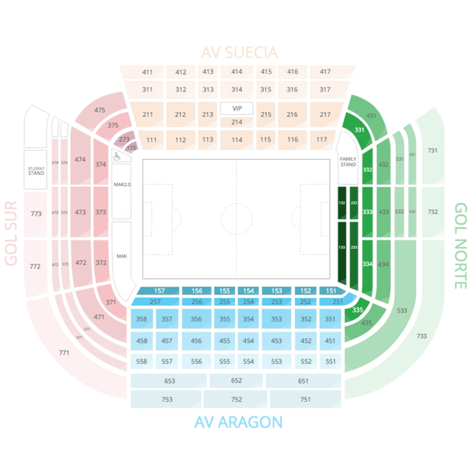 2 VIP Presidential box tickets For Valencia - RC Celta