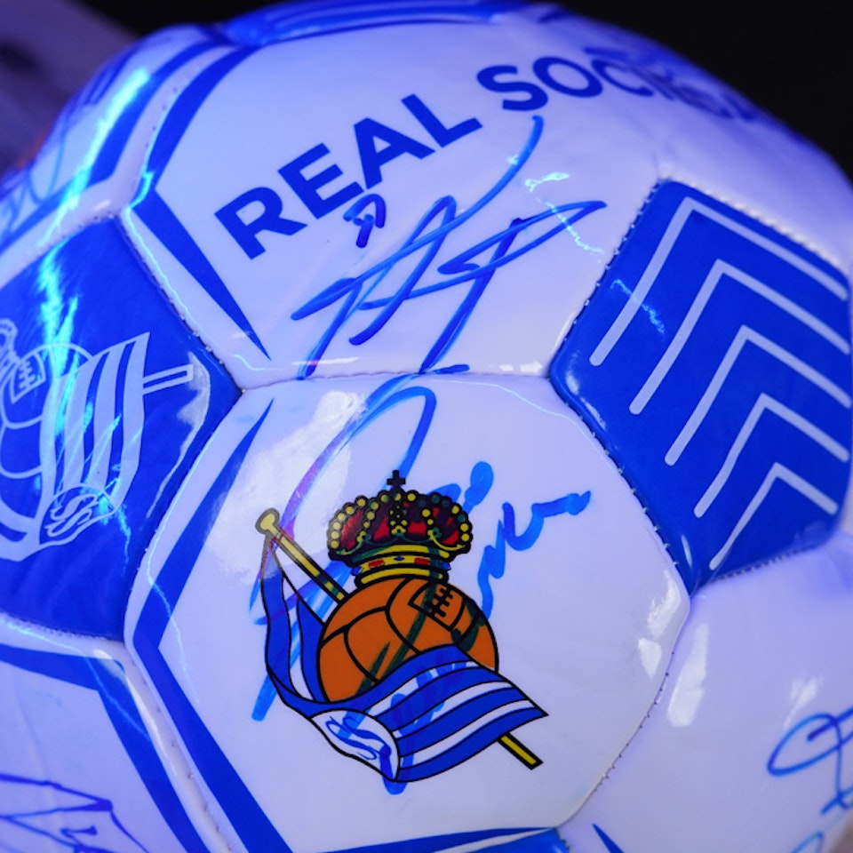 Real Sociedad Squad Signed Ball