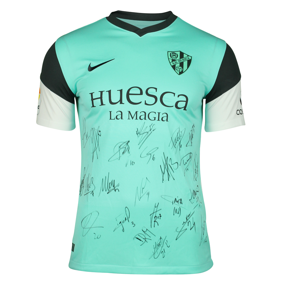SD Huesca Squad SIgned Shirt (away)