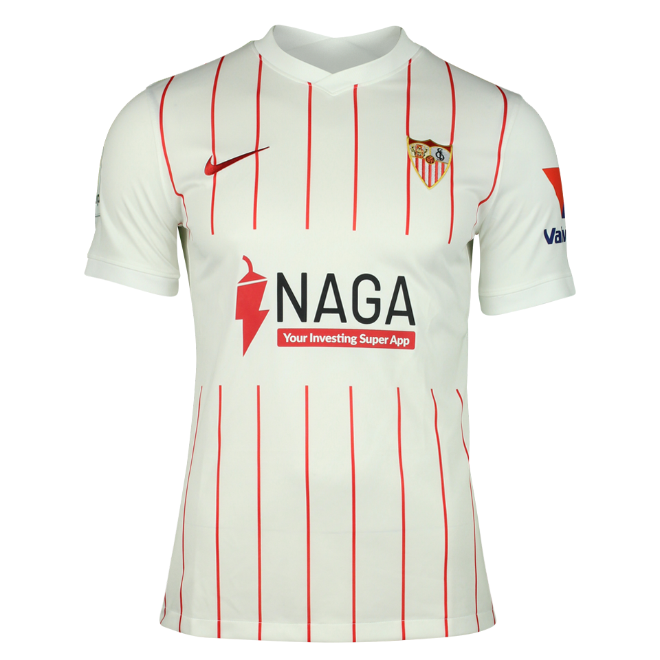 FC Sevilla Squad Signed Navas Shirt 