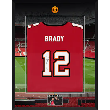 Cristiano Ronaldo & Tom Brady - Framed Signed Shirts