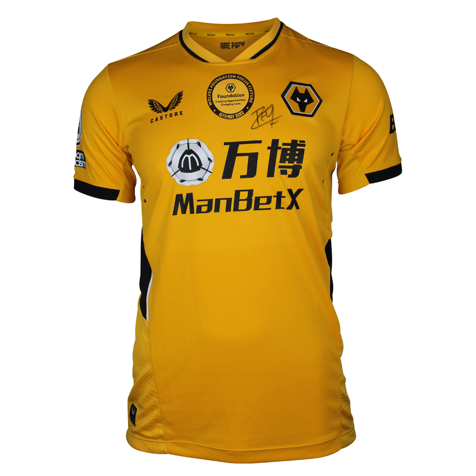 Wolves 23-24 Away 長袖　Pedro Neto ペドロ•ネト 2023-24 Wolves Away L/S Shirt Neto #7 (XXL)