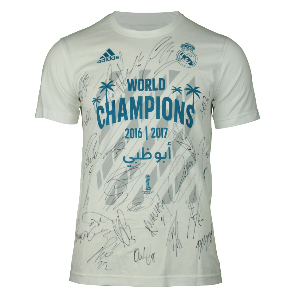 UCL 2016/17 | World champions squad signed shirt