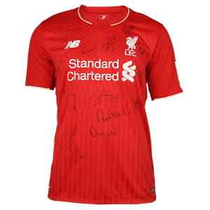 Liverpool squad signed shirt | Corazón Classic Match 2015 - 1