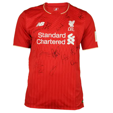 Liverpool squad signed shirt | Corazón Classic Match 2015 - 2