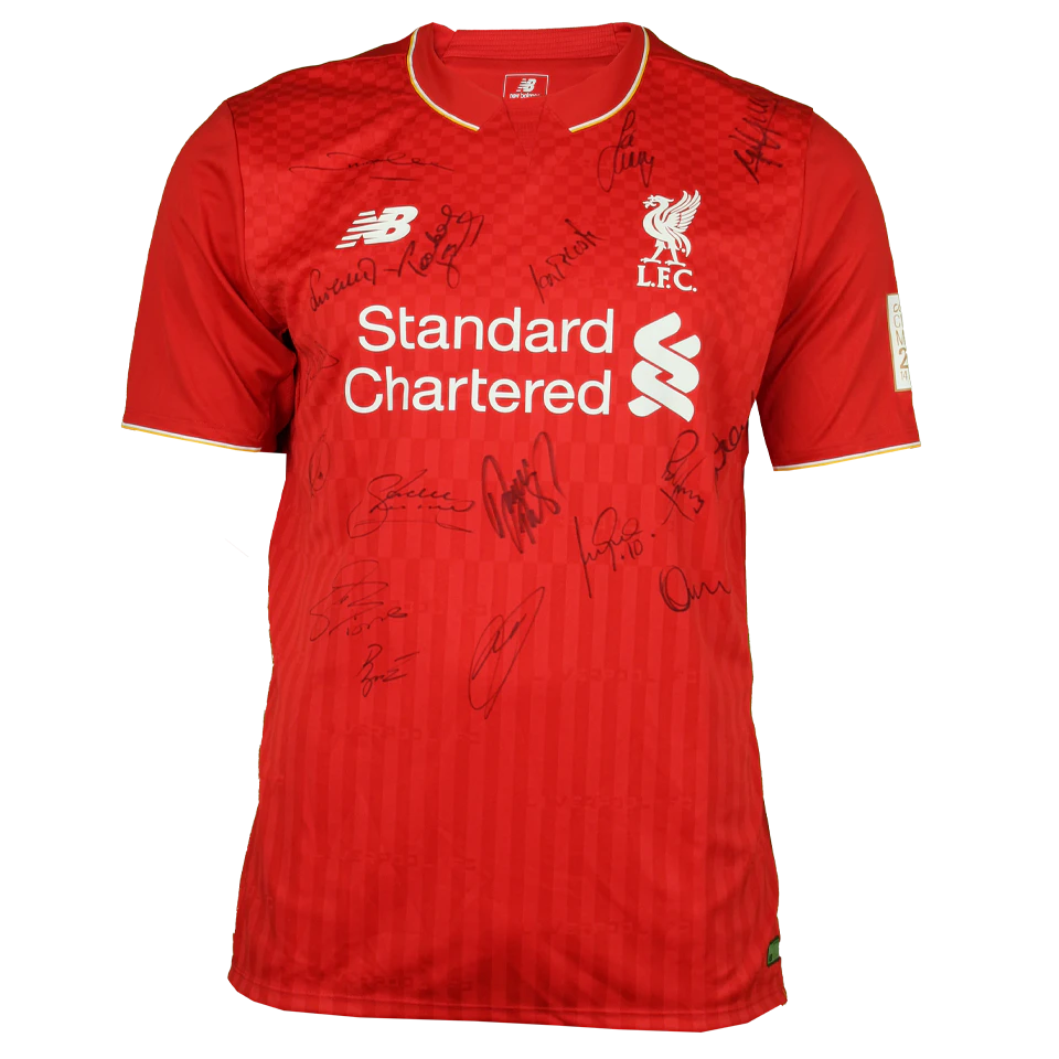 Liverpool squad signed shirt | Corazón Classic Match 2015 - 2
