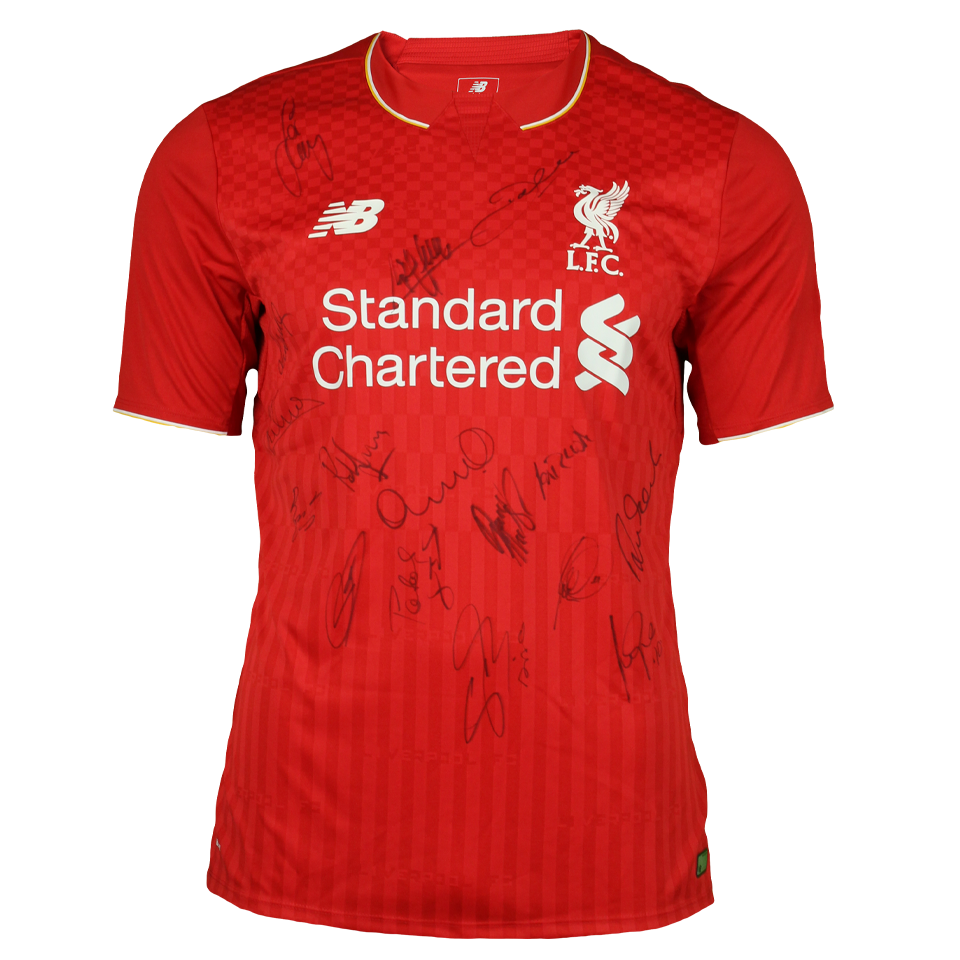 Liverpool squad signed shirt | Corazón Classic Match 2015 - 3