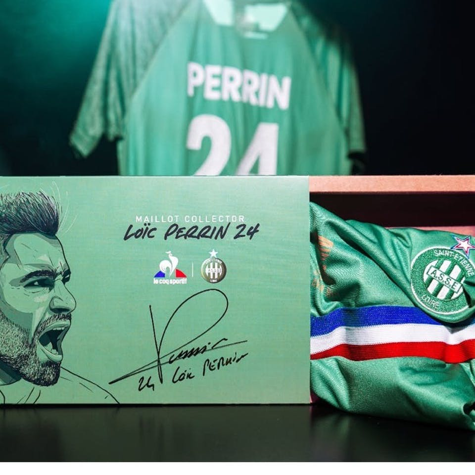 Loïc Perrin - Signed Limited Collection Shirt | Saint-Étienne