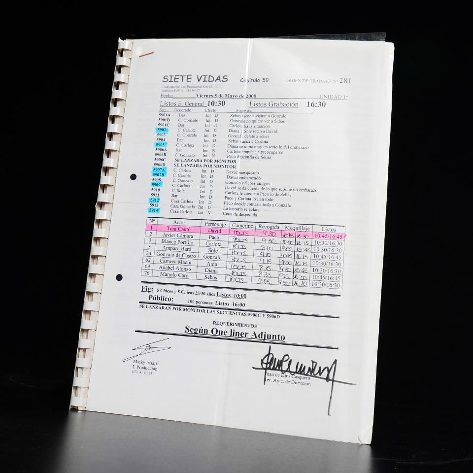 Original screenplay | Siete Vidas