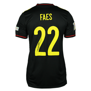 Belgium 팀의 Wout Faes 셔츠