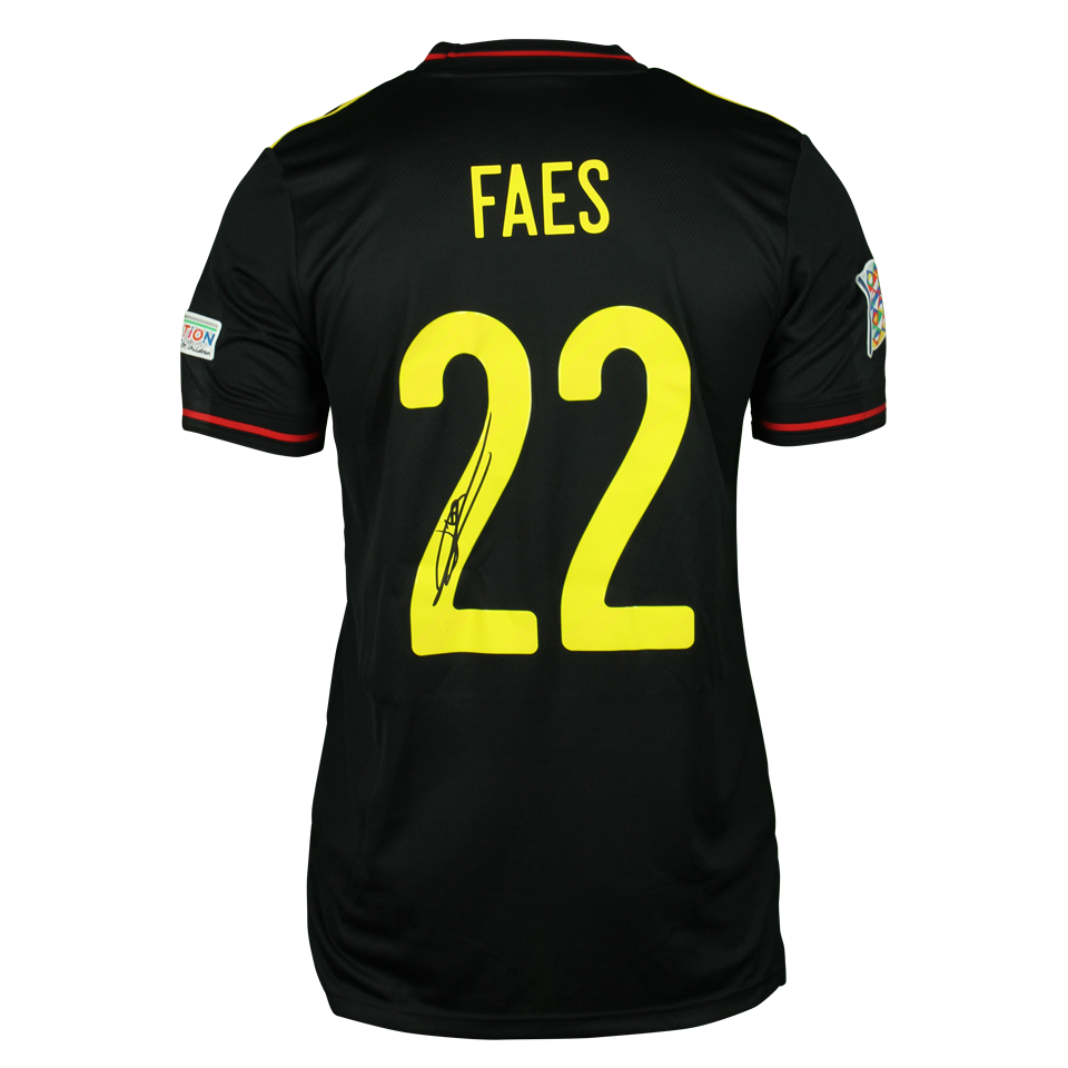 Belgium 팀의 Wout Faes 셔츠
