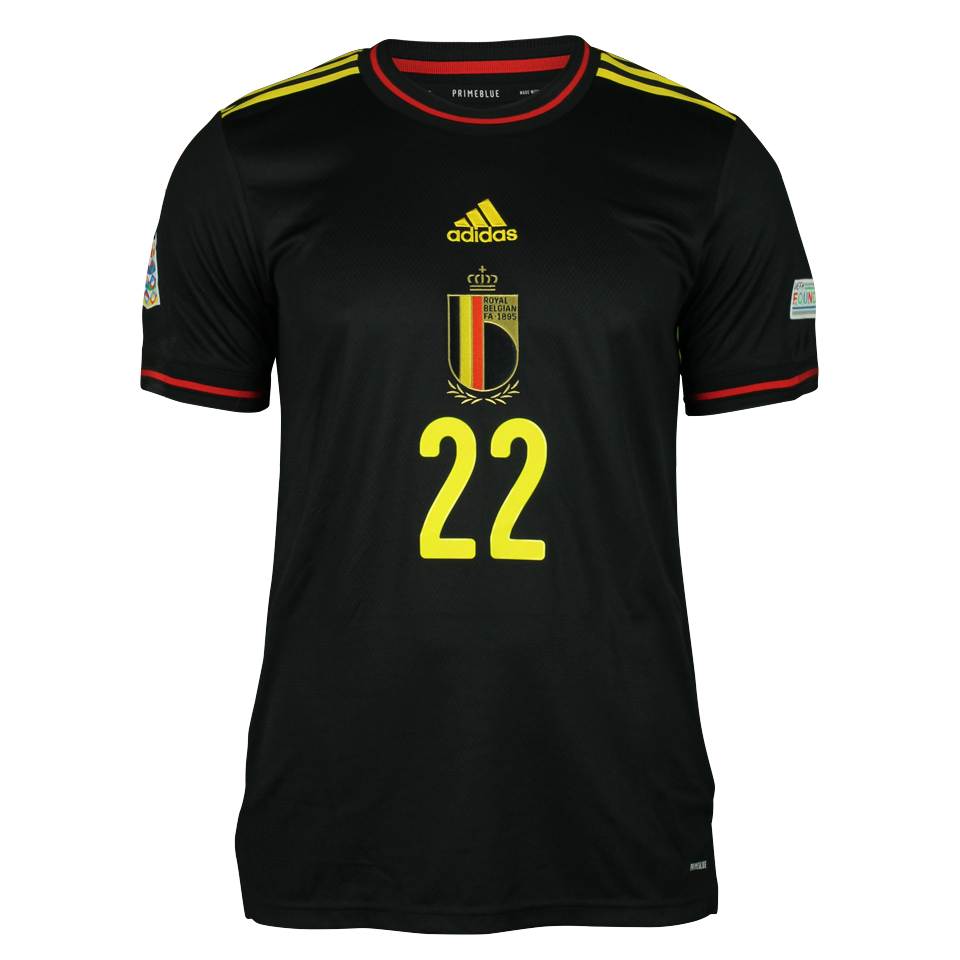 Belgium 팀의 Wout Faes 셔츠