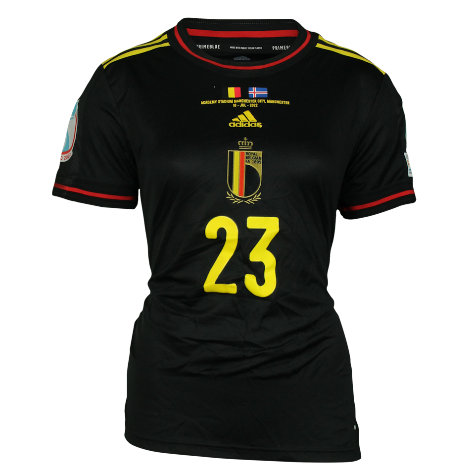 Kassandra Ndoutou Eboa Missipo Belgian Red Flames shirt