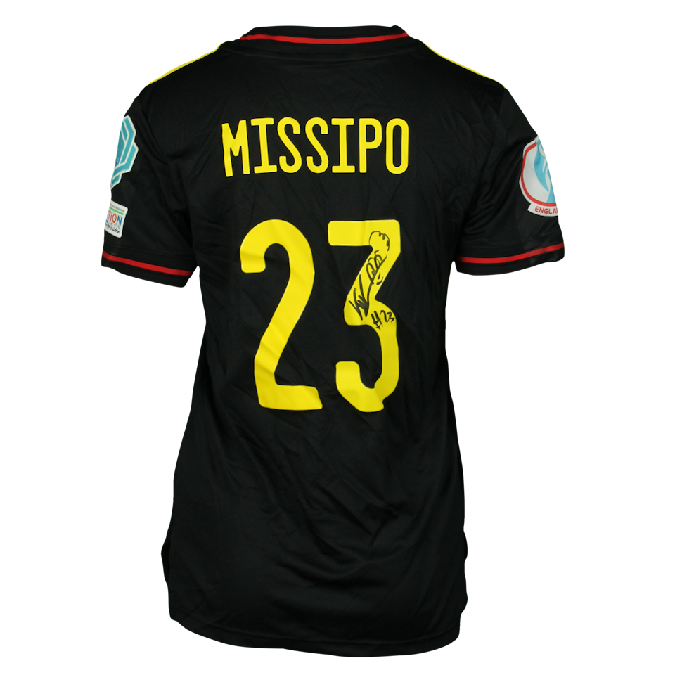 Kassandra Ndoutou Eboa Missipo Belgian Red Flames shirt