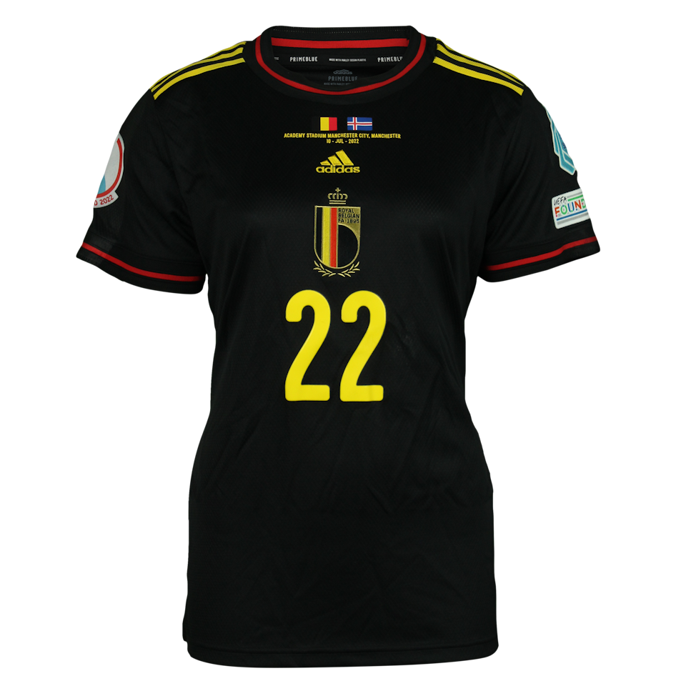 Laura Deloose Belgian Red Flames shirt