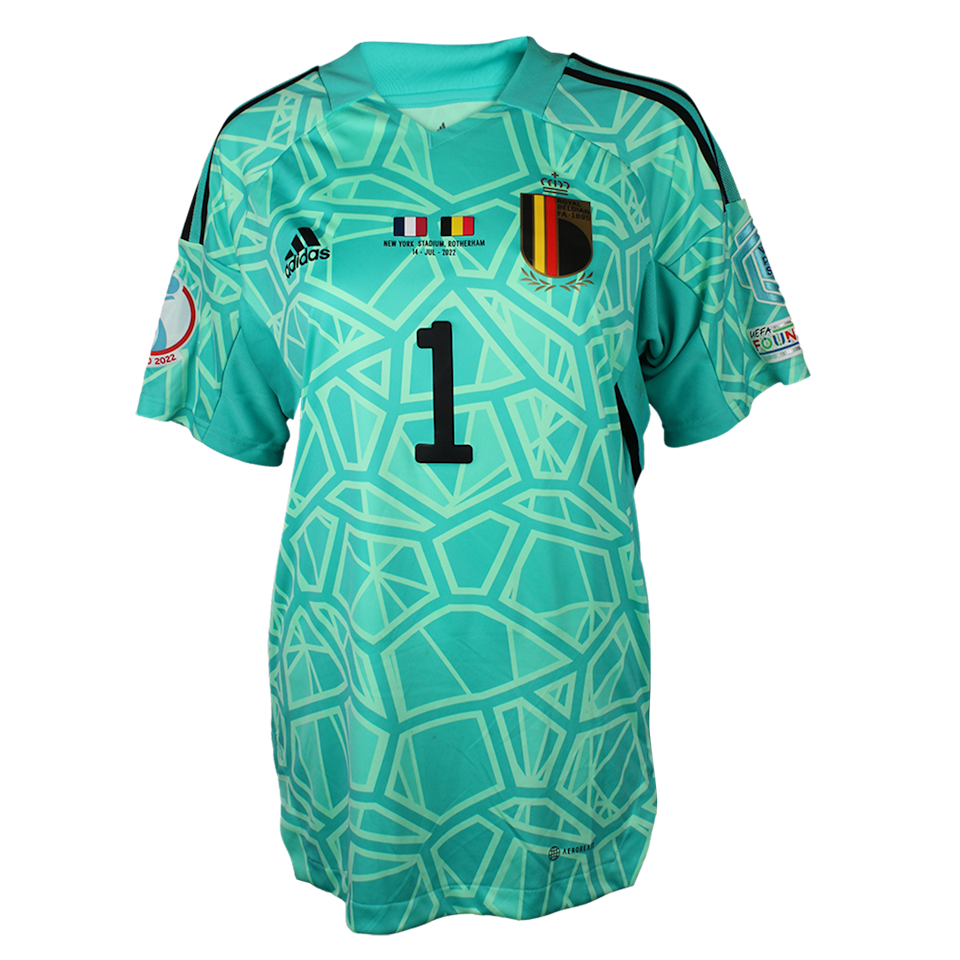 Nicky Evrard Belgian Red Flames jersey