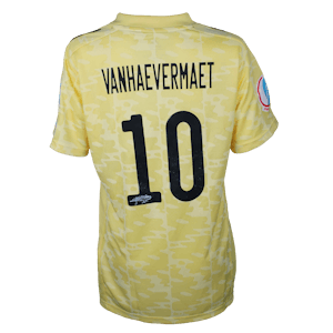 Justine Vanhaevermaet Belgian Red Flames shirt