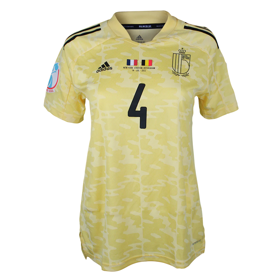 Shirt van Amber Tysiak Belgian Red Flames