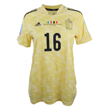 来自Belgian Red Flames的Marie Minnaert球衣